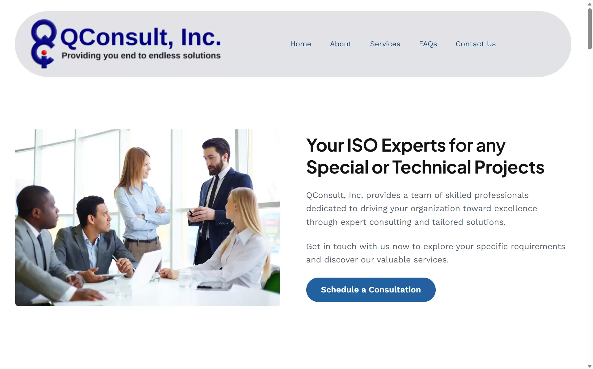 QConsult Website
