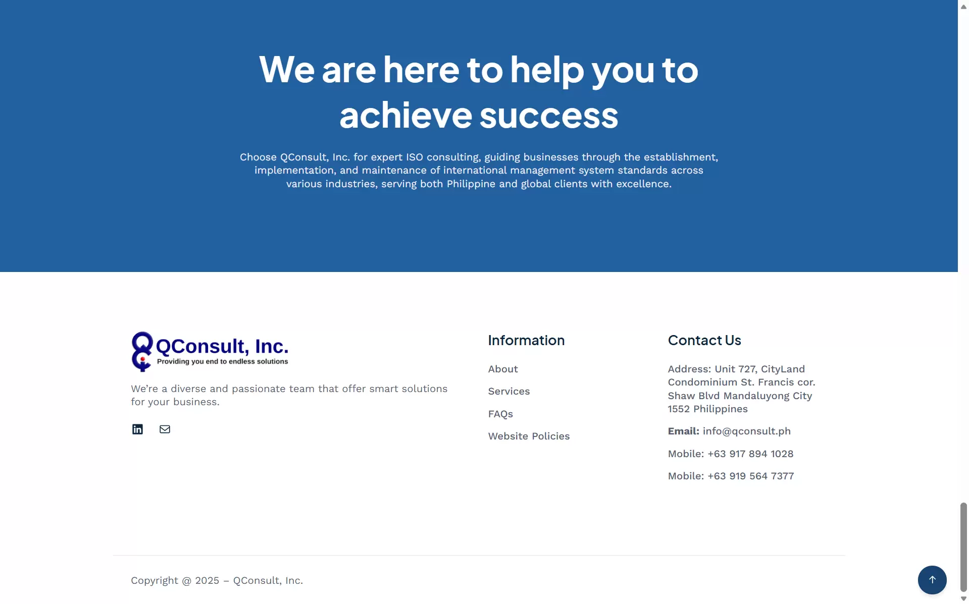 QConsult Website