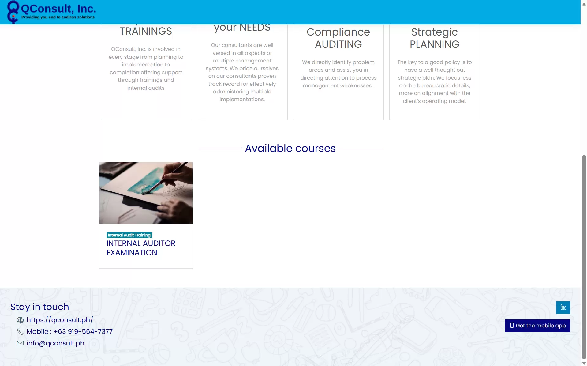 Learning with QConsult