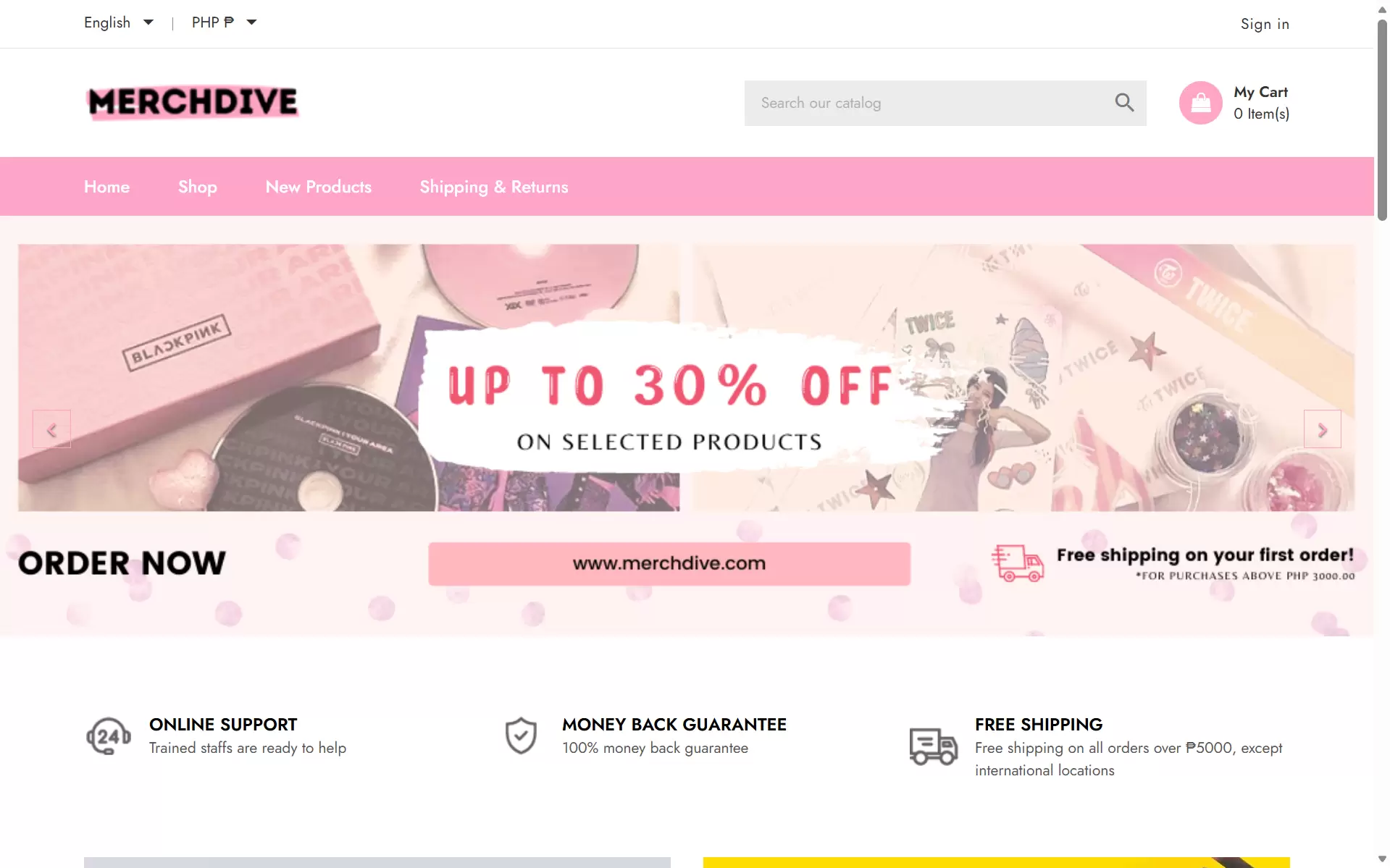 Merchdive Store